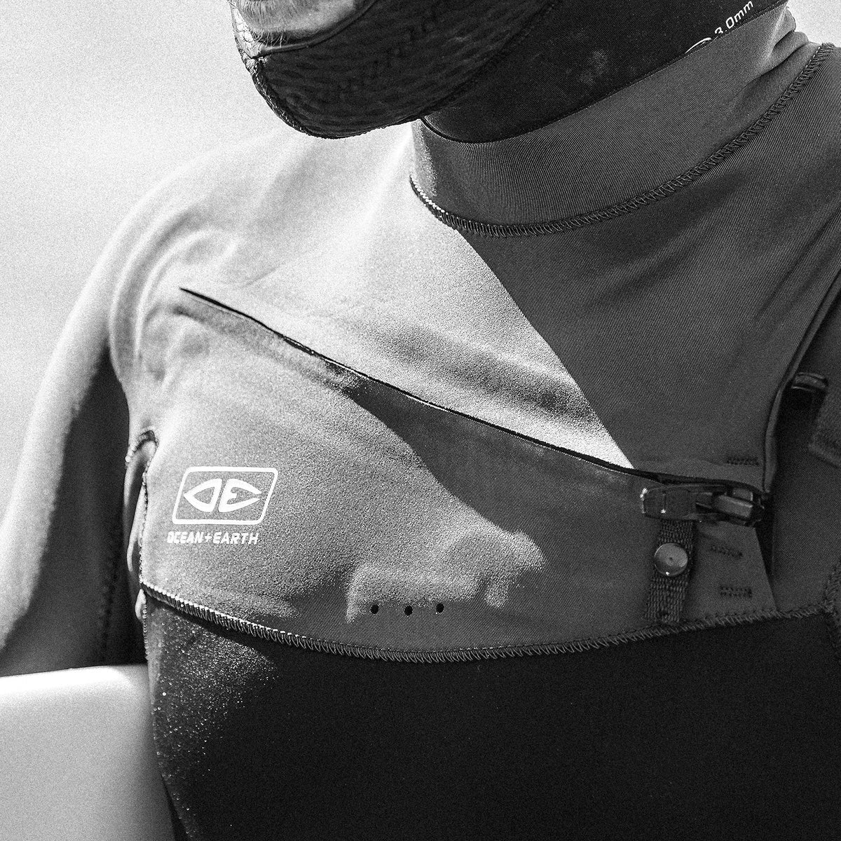 Mens Free Flex Chest-Zip - 4/3mm