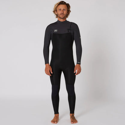 Mens Free Flex Chest-Zip - 4/3mm
