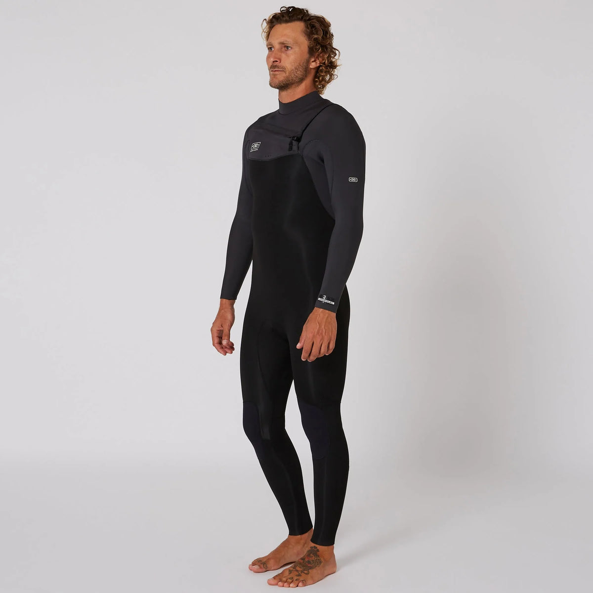 Mens Free Flex Chest-Zip - 4/3mm
