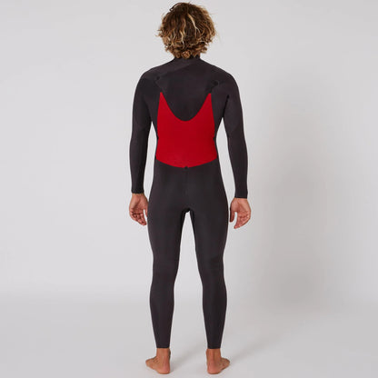 Mens Free Flex Chest-Zip - 4/3mm