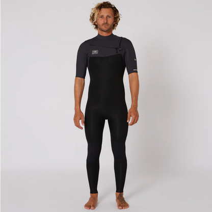 Mens Free Flex SS Chest Zip - 2/2mm