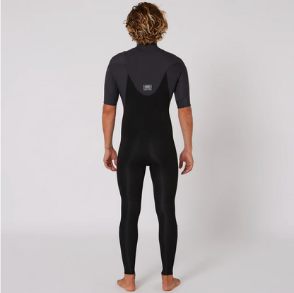Mens Free Flex SS Chest Zip - 2/2mm