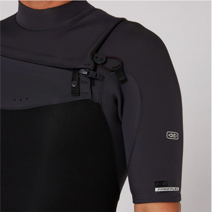 Mens Free Flex SS Chest Zip - 2/2mm